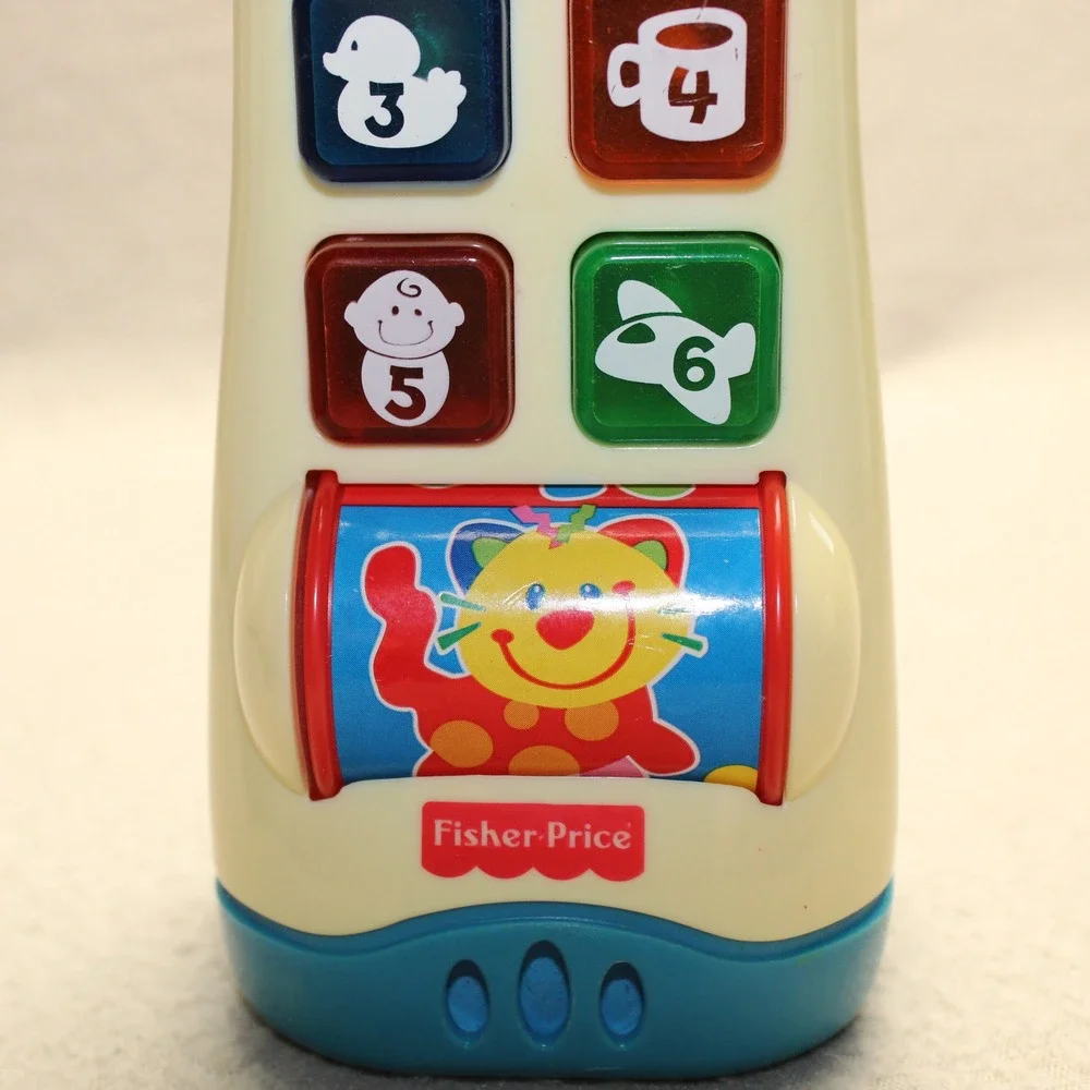 Fisher-Price Toy Phone 1999 Musical Light Up Remote Vintage Y2K Kid Tested Works